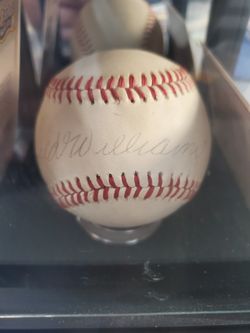 Ted WILLIAMS autograph Baseball (Rare) Redsox Spring Training