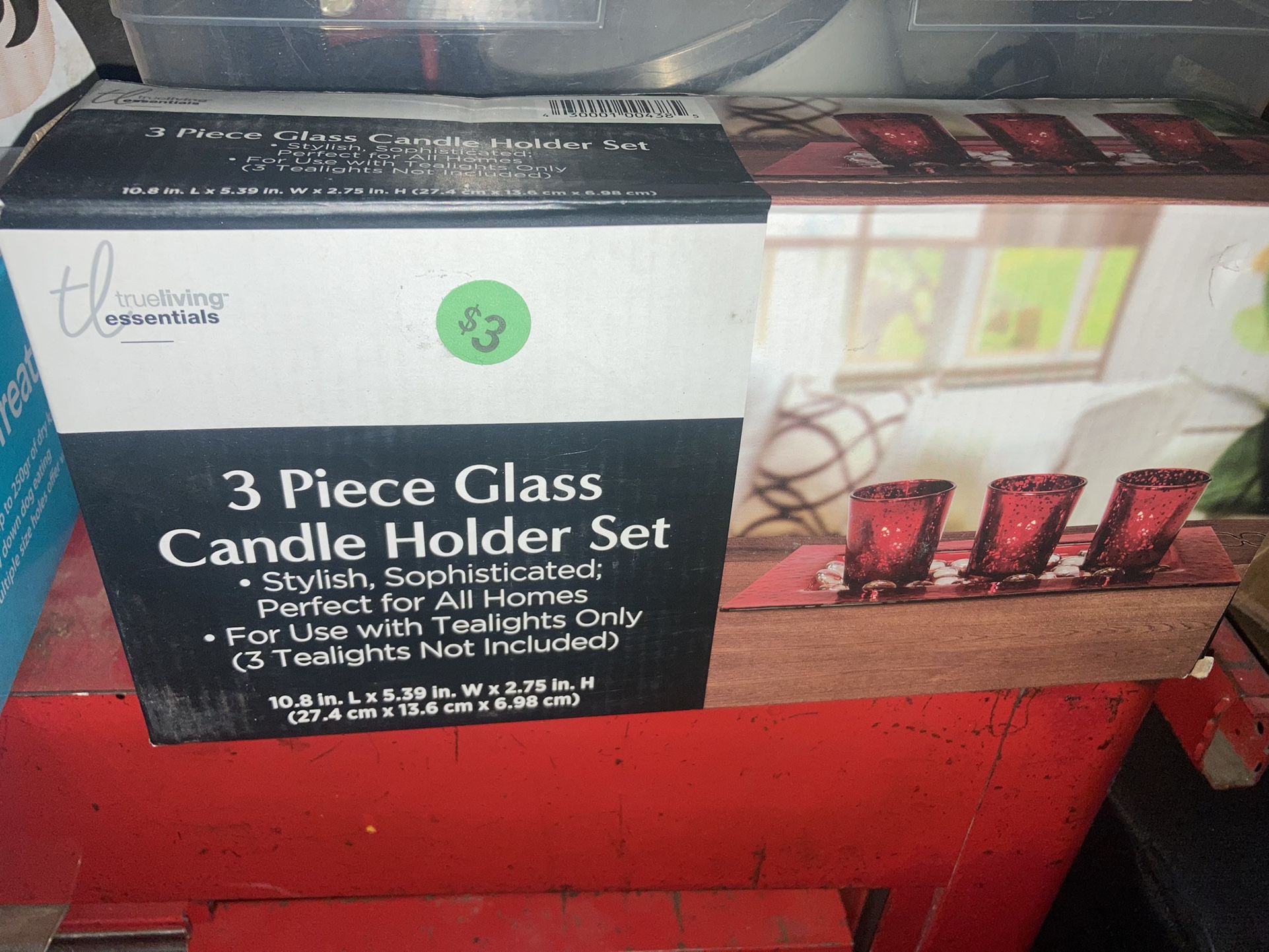 3pc Candle Holder Set