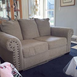 Grey Love Seat + 2 +1 Love Seat 