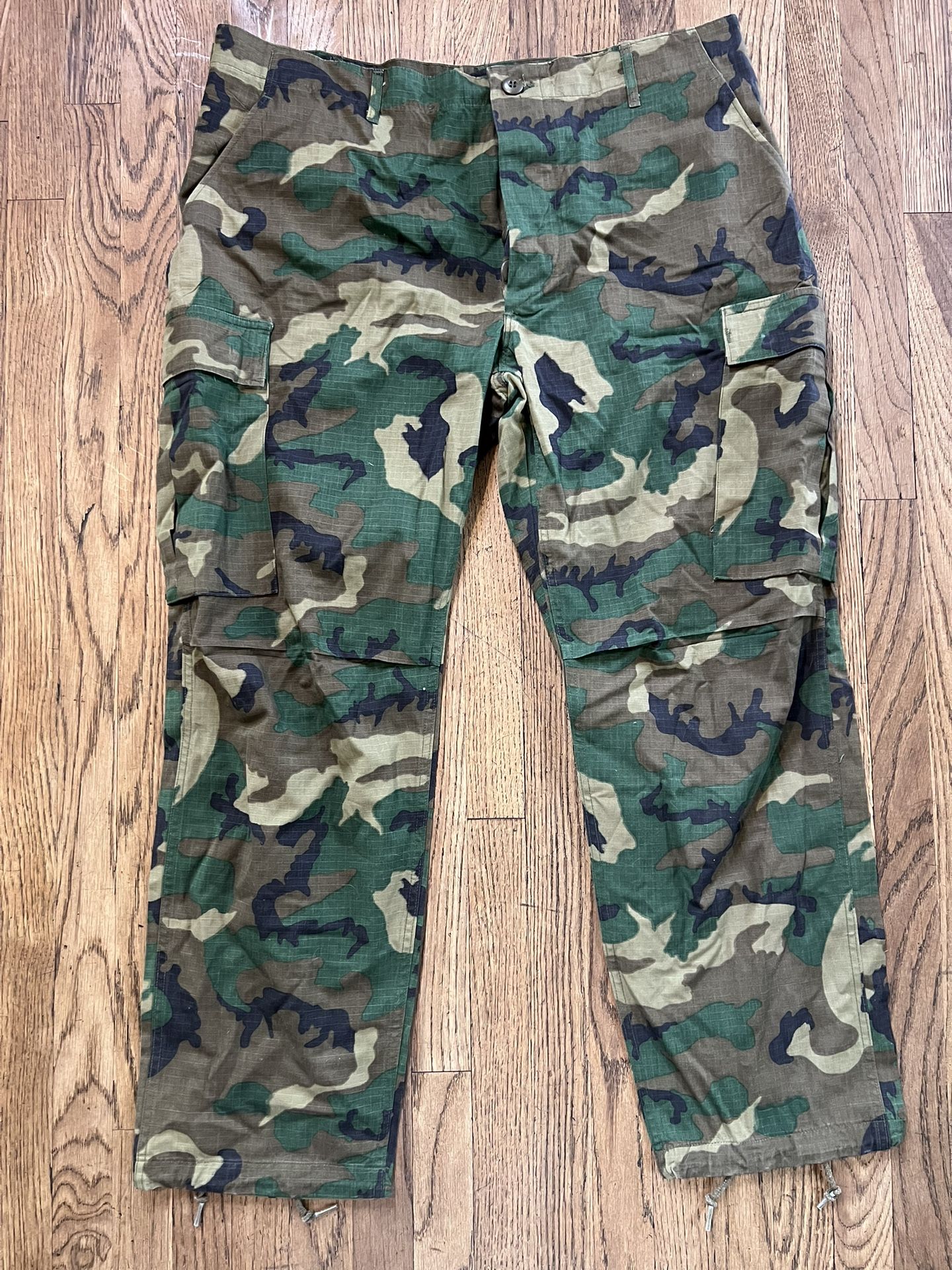 1979 Propper U.S. Army Hot Weather Camouflage Trousers DLA100-79-C-2365 100% Cotton Ripstop