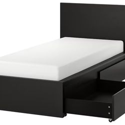 IKEA twin bed frame (mattress included) or sold separately