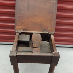 Antique Shoe Shine Table