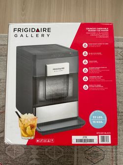 FRIGIDAIRE GALLERY 33 Lb Countertop Nugget Ice Maker EFIC201-Black Touch Control
