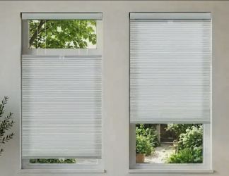 White Cellular Honeycomb Window Shades