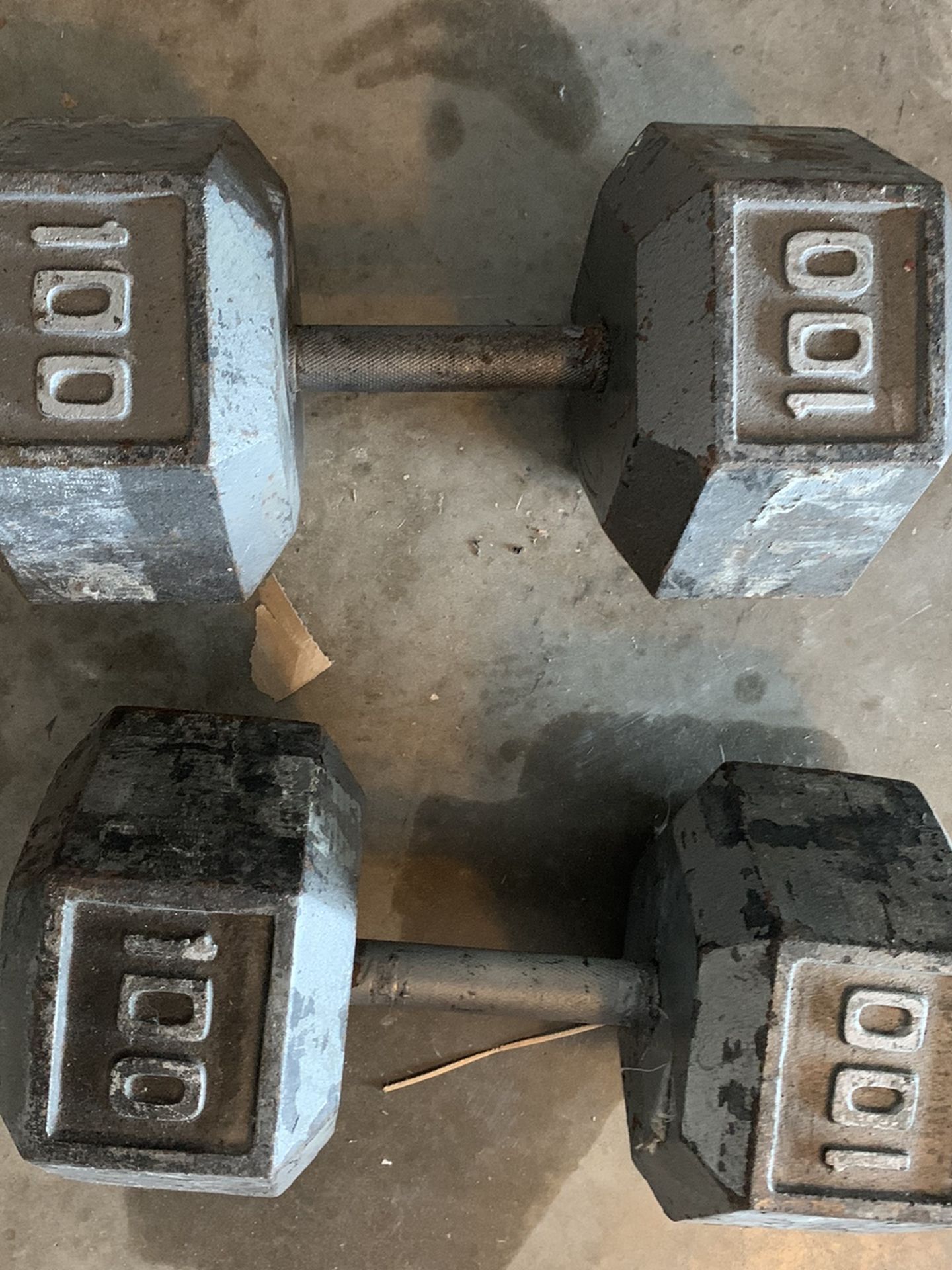 100 Lb Dumbbells