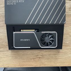 RTX 3070 TI FE - With Original Boxing