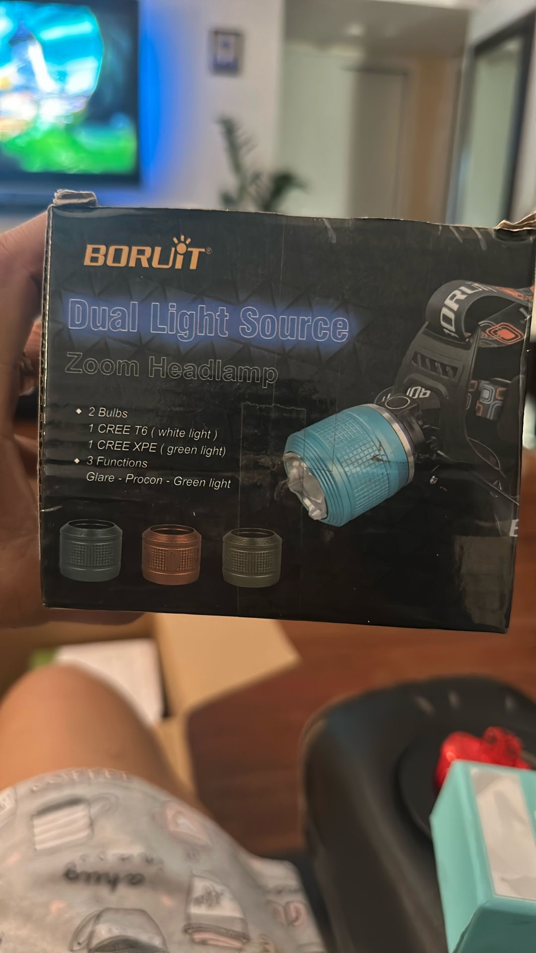 Borlit Dual Light Source Zoom Headlamp