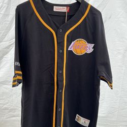 NWT Los Angeles Lakers Basketball Baseball Jersey 