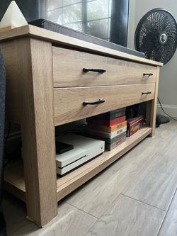 Wooden Media Cabinet