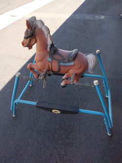 Vtg Childs Ride on Spring 🐴 Horse