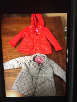 2 winter jackets size 2t