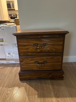 Wooden side table