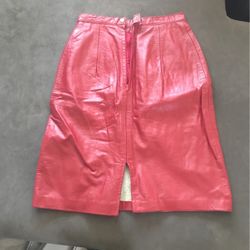 Women’s Leather Skirt 