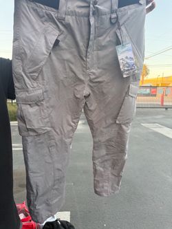 Gray Cargo snow Pants with Tags