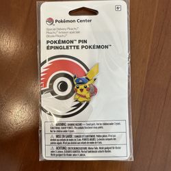 Pokemon Center Special Delivery Pikachu Pin