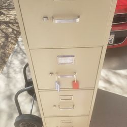 Free 4 Drawer "Hon" Metal File Cabinet 