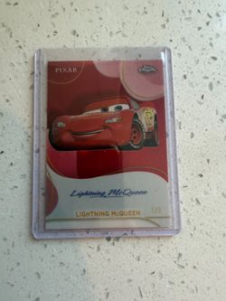 2025 Topps chrome lightning Mcqueen