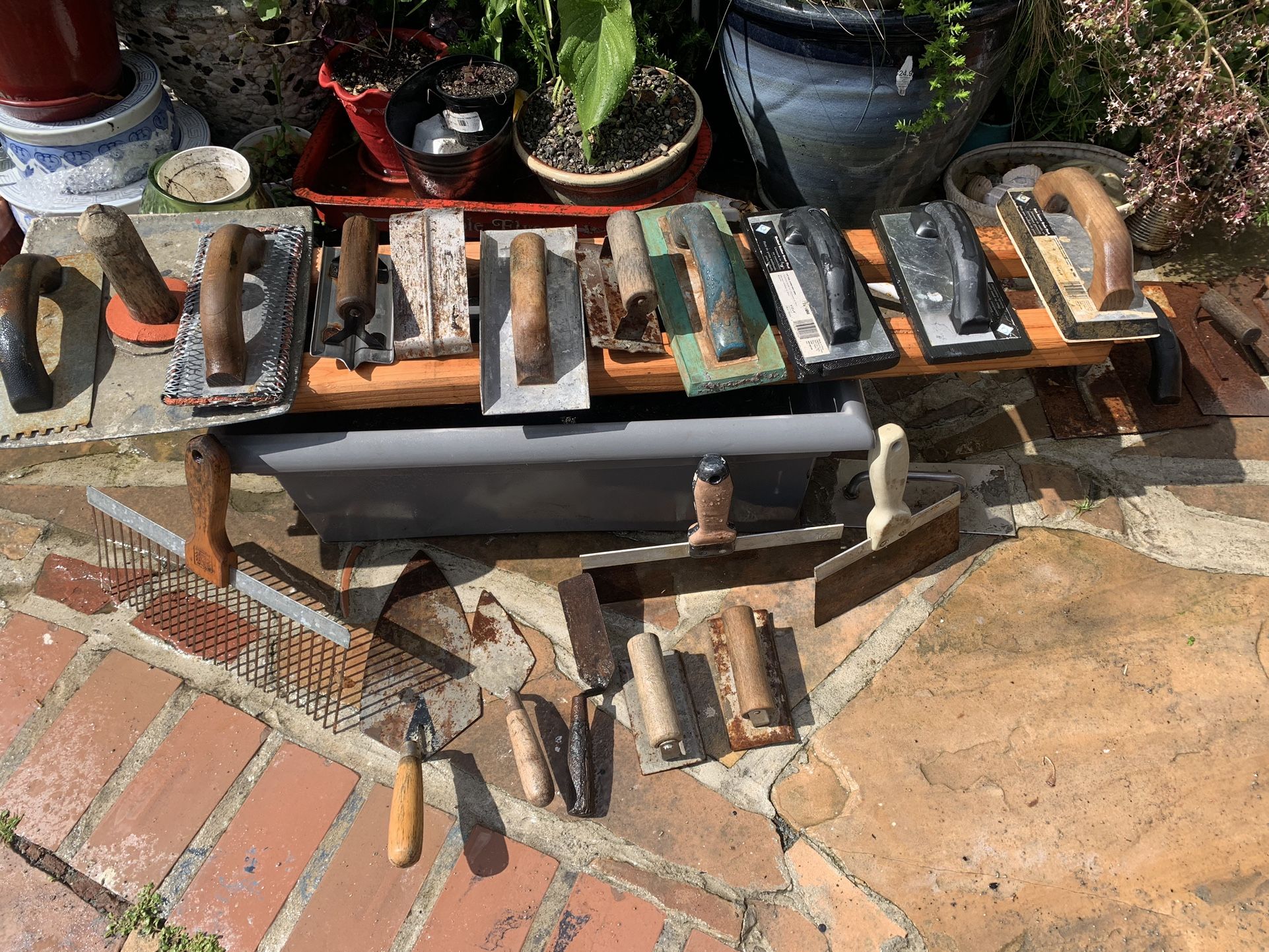 Concrete Tools From $5 To $10 Each.