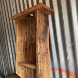Rustic Wall Shelf -towel Rack Bathroom 
