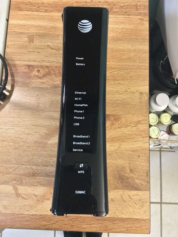 AT&T U-verse Pace 5268AC Gateway Internet Wireless Modem
