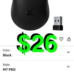 MCHOSE - M7 Pro Wireless Gaming Mouse, 8K Polling, 55g Lightweight Ergonomic Computer Mouse PAW3395 Optical Sensor, 650 IPS 26000 DPI, 6 Programmable 