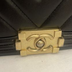 Chanel Black leather 