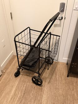 Heavy Duty Folding Shopping Cart for Groceries
