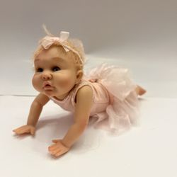 ASHTON DRAKE /JESSICA SCHENK 8 IN VINYL BALLERINA "TUTU TINY BALLERINA"