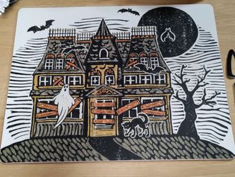 Halloween Cork Board Placemats