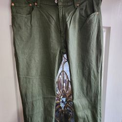 Men's Levi's Green Jean 511 38 By 32