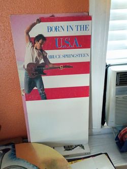 Authentic Bruce Springsteen store displays