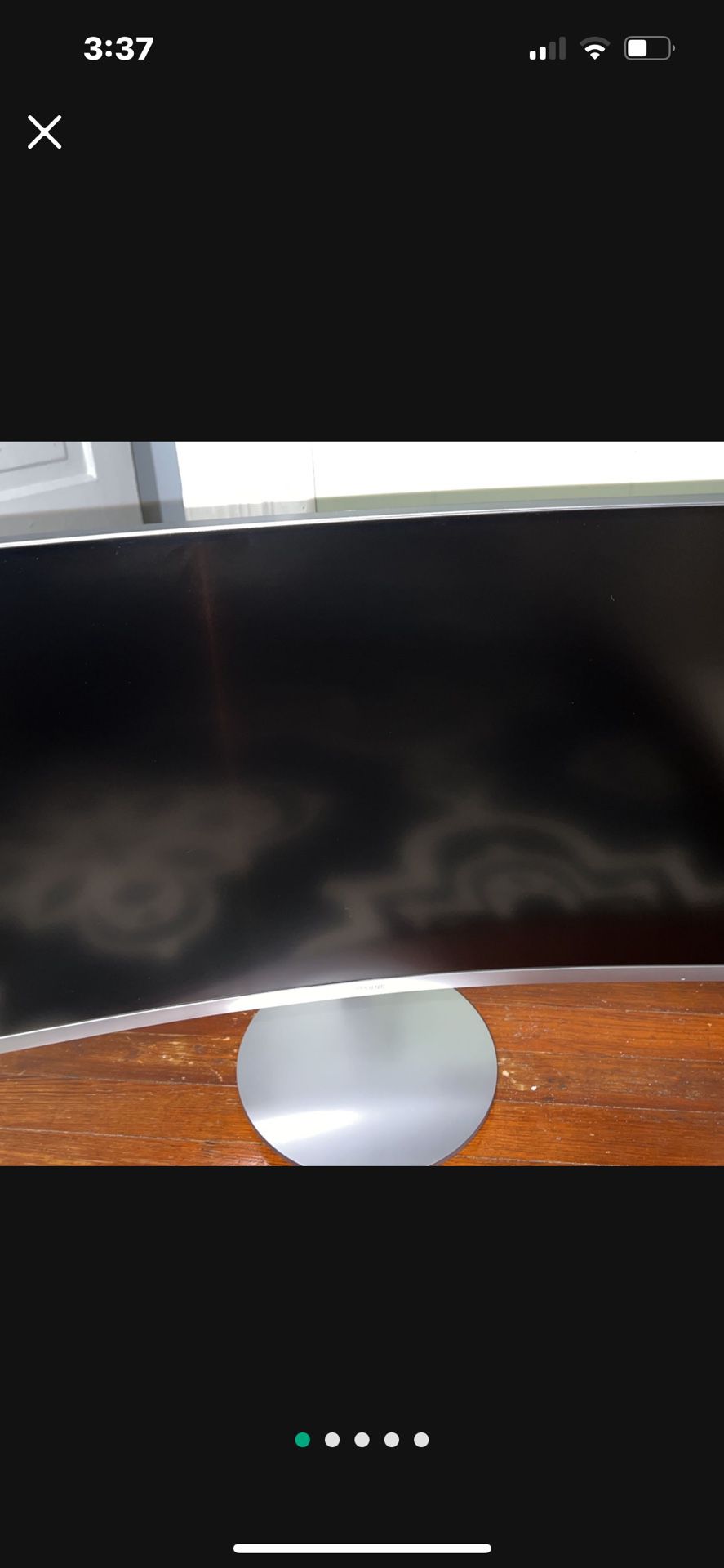 Samsung 27” Curved Monitor White