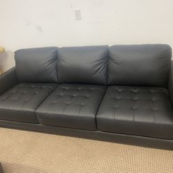 ELEGANT GENUINE LEATHER SOFA 