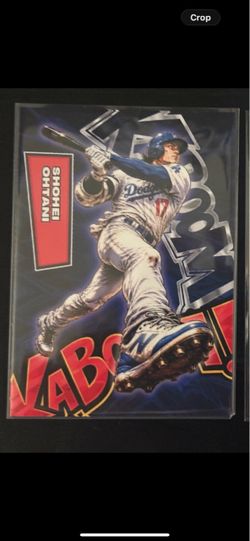 Shohei Ohtani Custom Art Dodgers Baseball Card