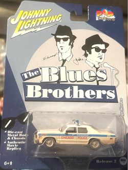 2022 Johnny Lightning Pop Culture Blues Brothers Chicago Police 1975 Dodge Monaco