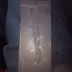Sterling Silver 16in Roll chain Necklace 