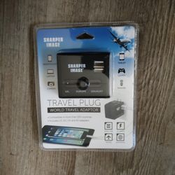 The Sharper Image World Travel Adapter For Sale 