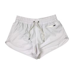 Vuori Clementine 2.0 Running Shorts Medium M White Lined 2.5” Inseam Gym VW3000