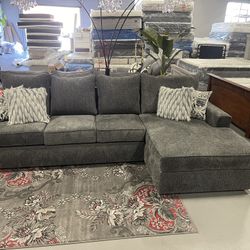Charcoal Grey Miami Sectional 