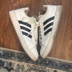 Adidas White Show Size 8