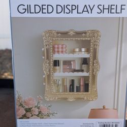 Room 2 Room Gilded Display Shelf - NEW IN BOX