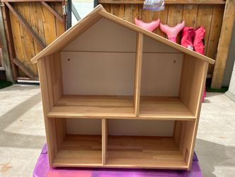 IKEA FLISAT storage wall shelf wood wooden