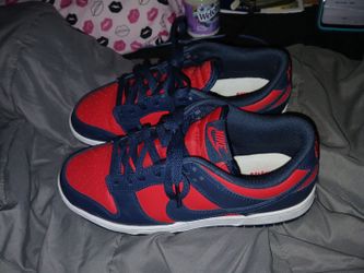 Nike Dunk Low Red Navy Sneakers