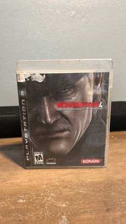 PS3 metal gear solid 4 guns of patriots