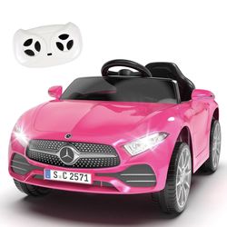 Mercedes-Benz CLS 350 12V Ride On Toy Car Pink