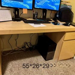 Wooden Office Desk 
