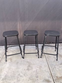 Metal Barstools 24”