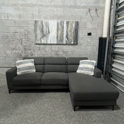 Gray Small Modern Sectional 