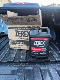 Zerex 50/50 heavy duty extended life anti freeze for diesel