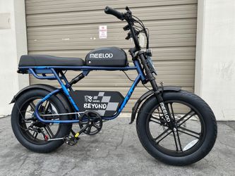 MEELOD M8 Long Range Dual Suspension 1200 Watt Peak 130 Miles Range Electric Bike 